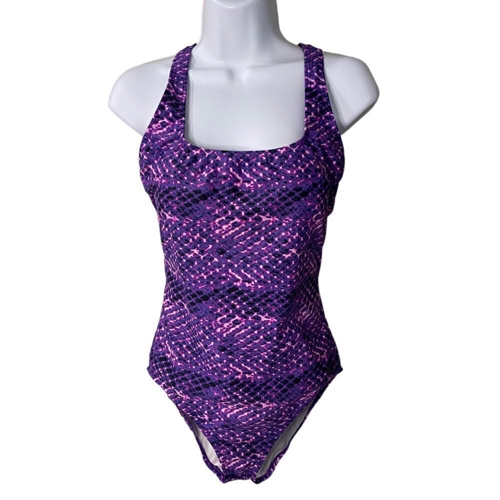 Purple Speedo swimsuit- size 12